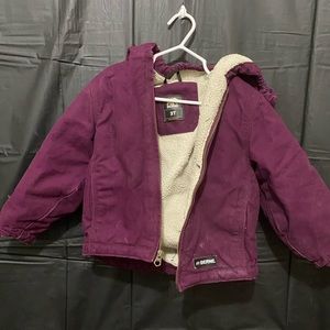 Purple winter coat